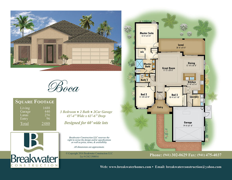 boca model brochure