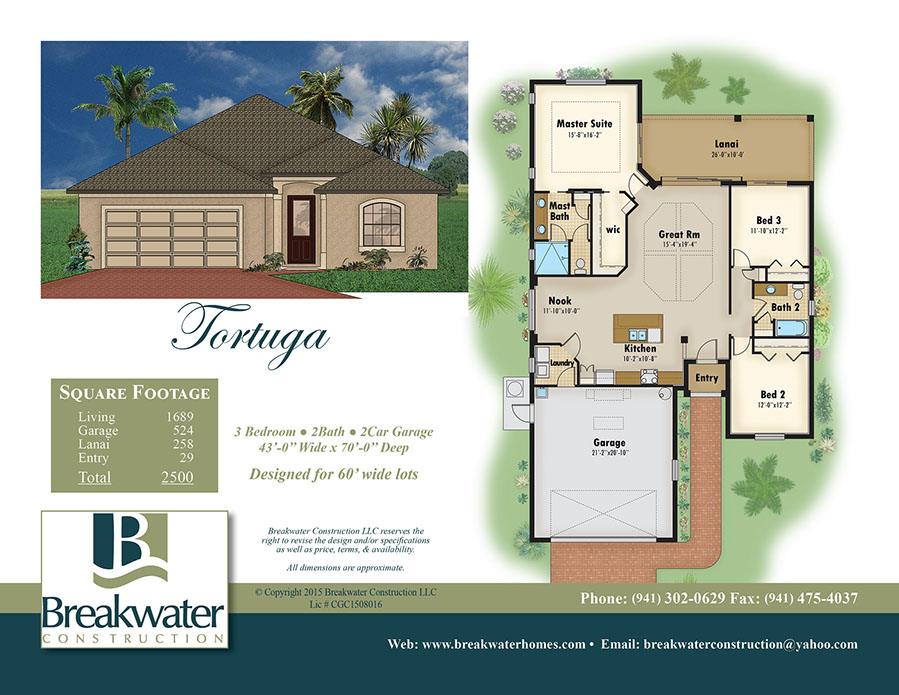 tortuga model brochure