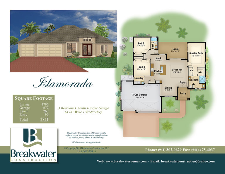 islamorada model brochure